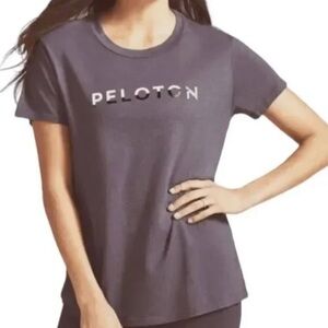 Peloton Charcoal Tee with Logo